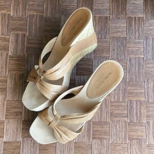 NINE WEST Women's Subtly Wedge platform sandals 7.5